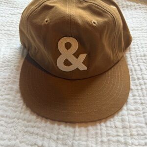 Kraft Brown Ampersand Baseball Cap - Women’s Casual Hat